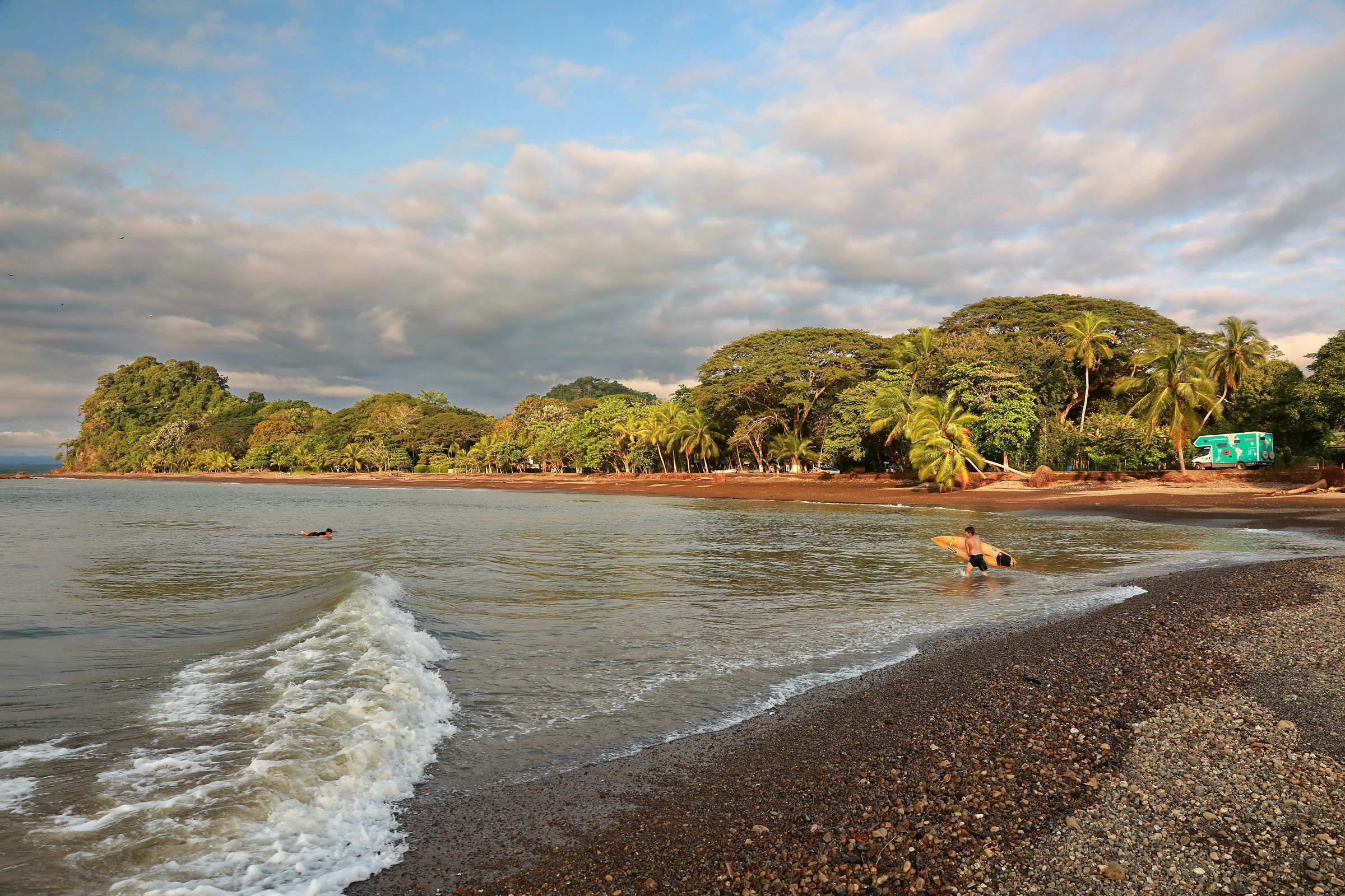 Strand wild campen Costa Rica