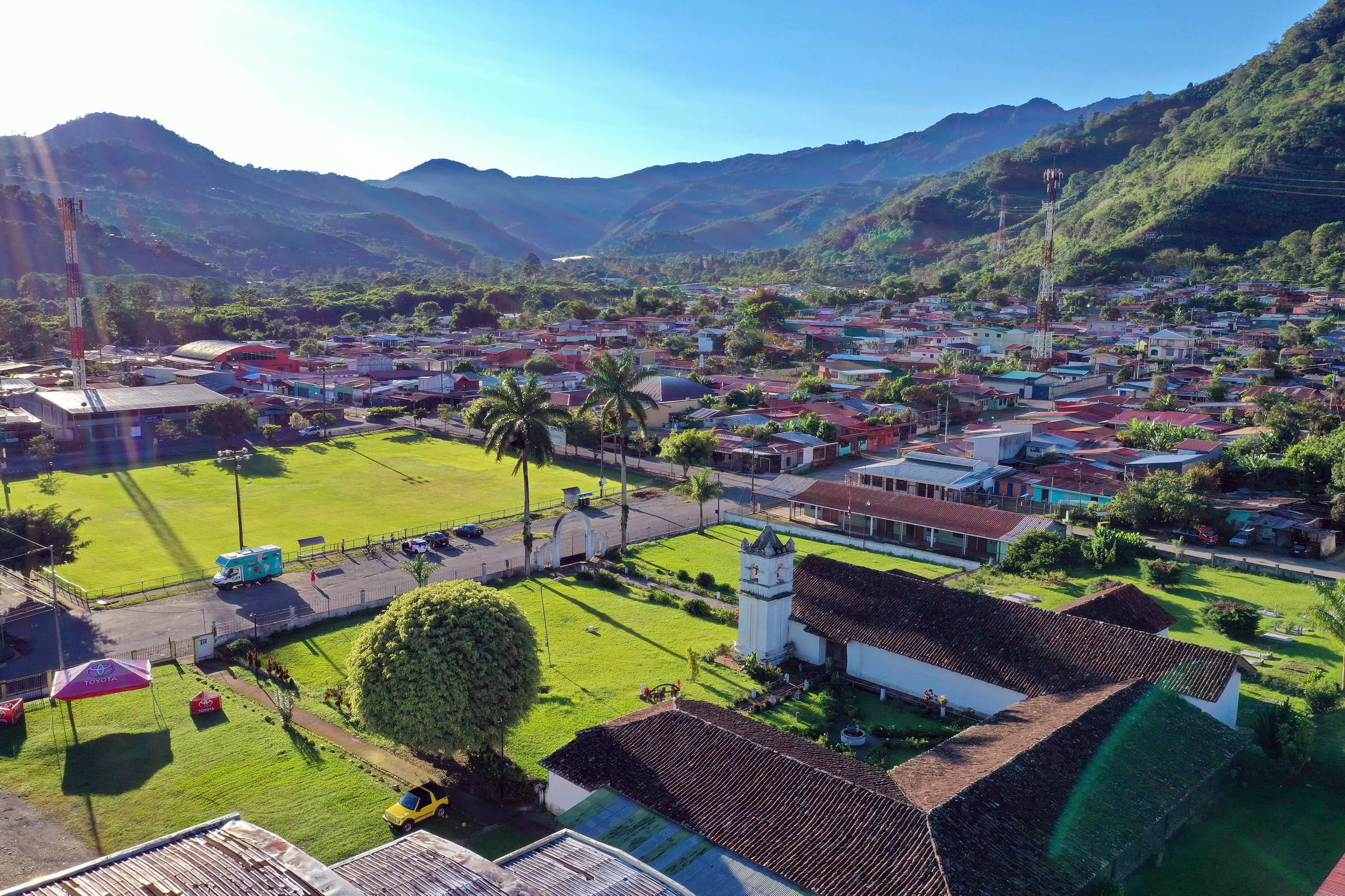 Orosi Kirche Costa Rica Drohne