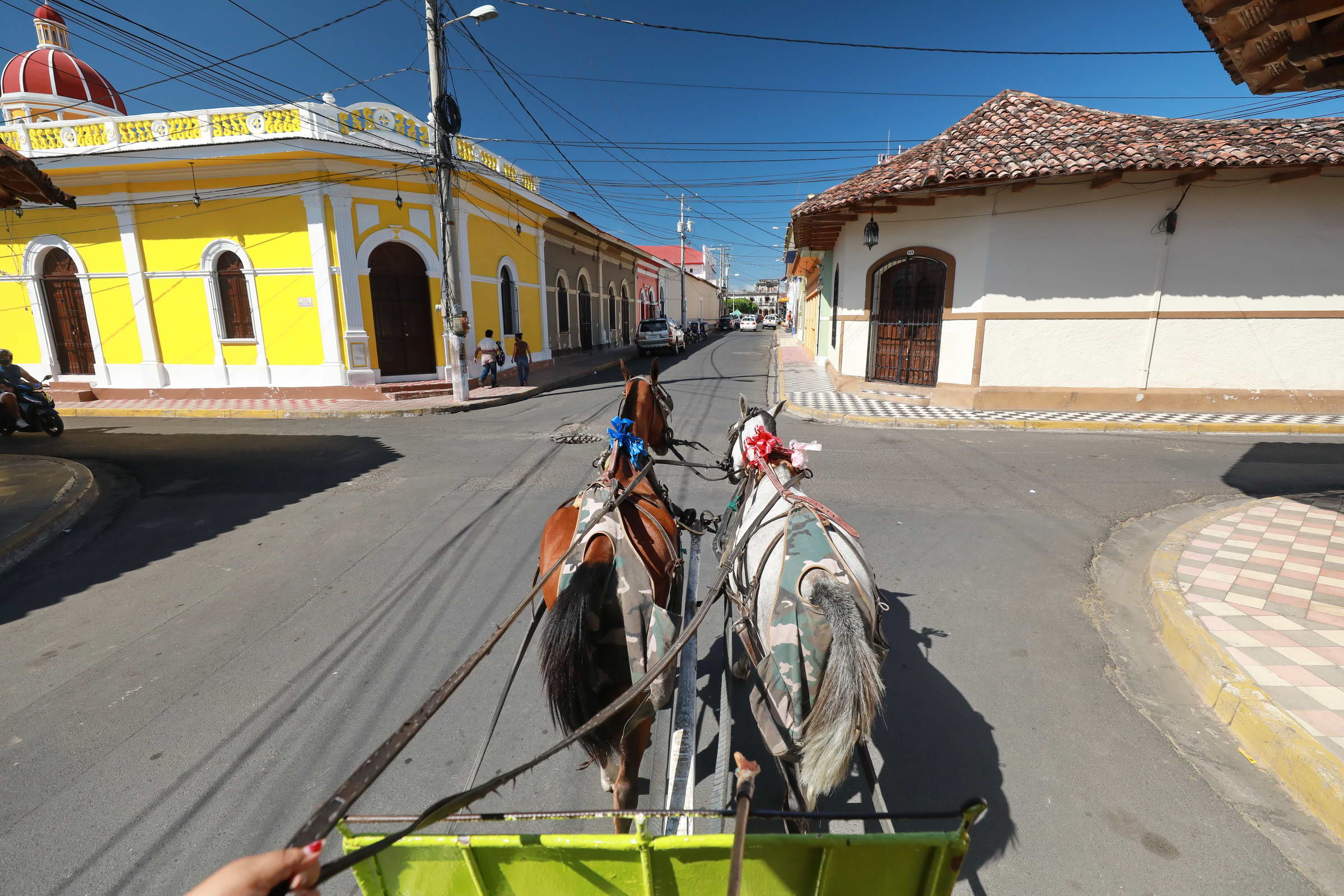Pferdekutschenfarht durch Granada